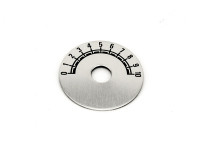 Caràtula autoadhesiva d'alumini rodona per dial 220100
