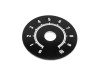 Façade autocollante ronde en aluminium pour cadran 220107
