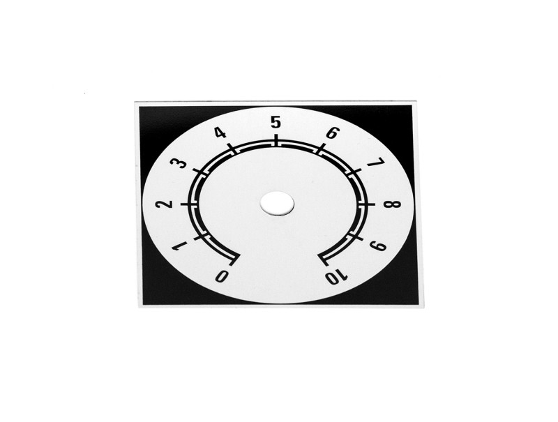 Couvercle de cadran autocollant carré en aluminium 220209