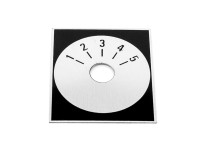 Square aluminum self adhesive dial cover 220305
