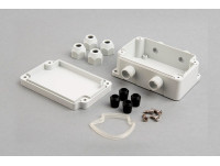 Boîte en plastique avec presse-étoupe et protection IP pour appareils électroniques PB1065