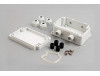 Boîtier en plastique avec presse-étoupe et protection IP pour dispositifs électroniques PB1065