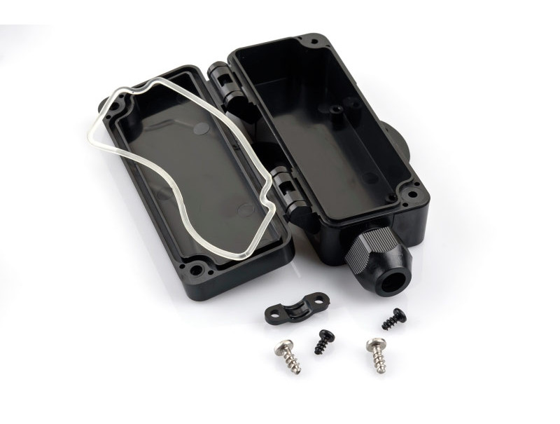 Boîte en plastique avec presse-étoupe et protection IP pour appareils électroniques PB242