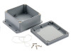 Boîtier en plastique avec ailettes et protection IP pour dispositifs électroniques PF231