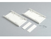 Scatola da tavolo in plastica con pannello estraibile per dispositivi elettronici PH8080