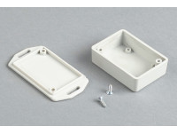 Boîte murale en plastique avec ailettes pour appareils électroniques PM004