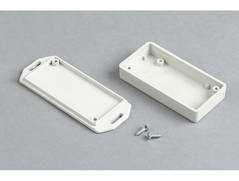 Boîte murale en plastique avec ailettes pour appareils électroniques PM008