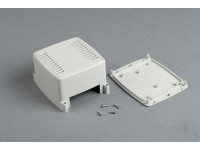 Boîte murale en plastique avec ailettes pour appareils électroniques PM050