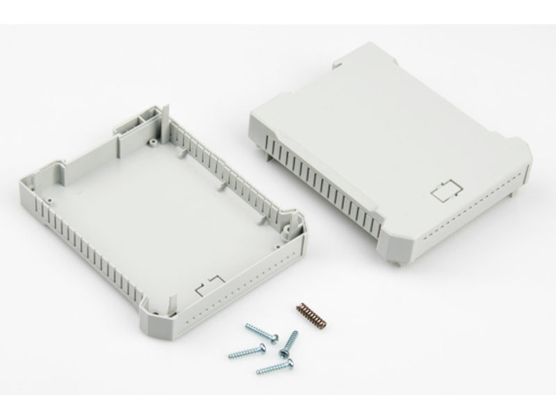 Boîte en plastique pour rail DIN pour appareils électroniques PT152