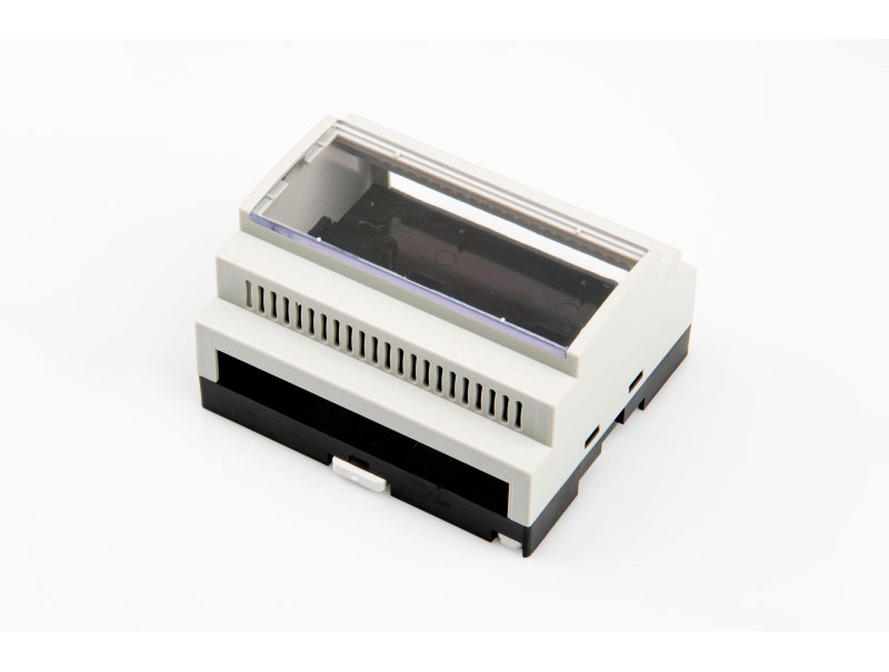 Boîte en plastique pour rail DIN pour appareils électroniques PT206