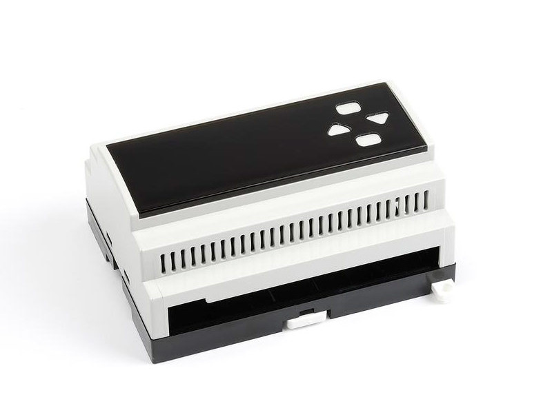 Boîte en plastique pour rail DIN pour appareils électroniques PT207