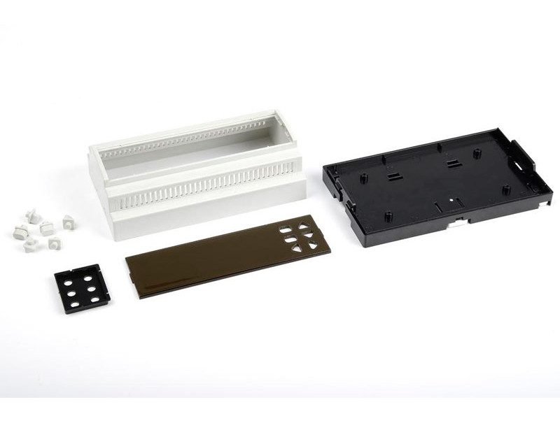 Boîte en plastique pour rail DIN pour appareils électroniques PT209