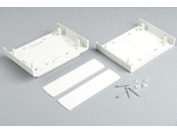 Boîtier de bureau en plastique avec panneau amovible pour appareils électroniques PT210