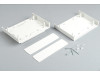 Caja de plástico de sobremesa con panel extraible para dispositivos electrónicos PT210