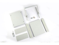 Mallette de bureau en plastique avec panneau amovible pour appareils électroniques PT270