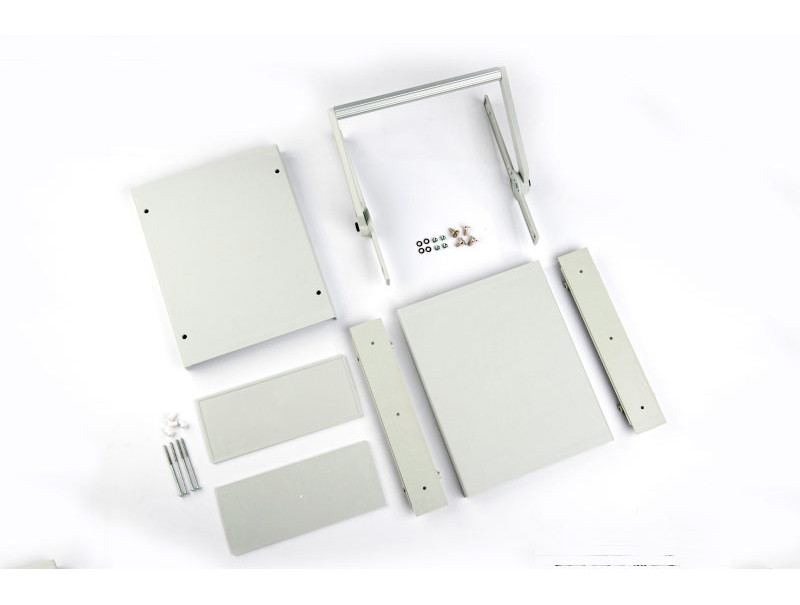 Mallette de bureau en plastique avec panneau amovible pour appareils électroniques PT270