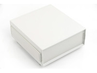 Boîtier de bureau en plastique avec panneau amovible pour appareils électroniques PT320