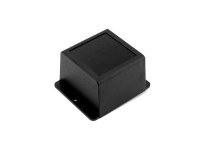 Wall mounted plastic enclosure with flanges for electronic devices PP88