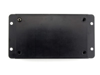 Wall mounted plastic enclosure with flanges for electronic devices PP90
