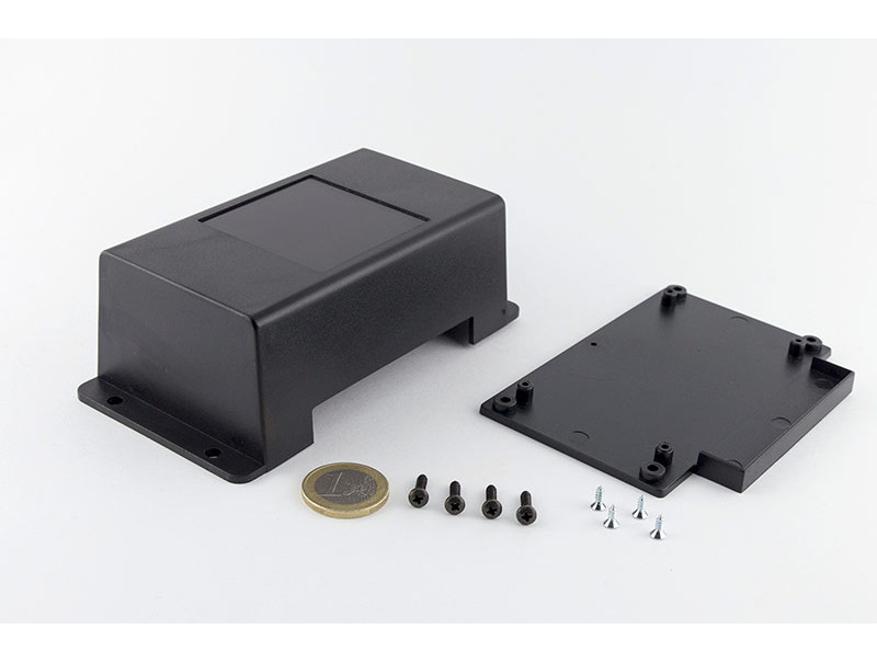 Boîtier mural en plastique avec ailettes pour appareils électroniques PP92