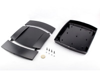 Boîte murale en plastique avec fermeture frontale pour appareils électroniques PP104