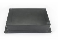 Boîte murale en plastique avec ailettes et protection IP pour appareils électroniques PP112