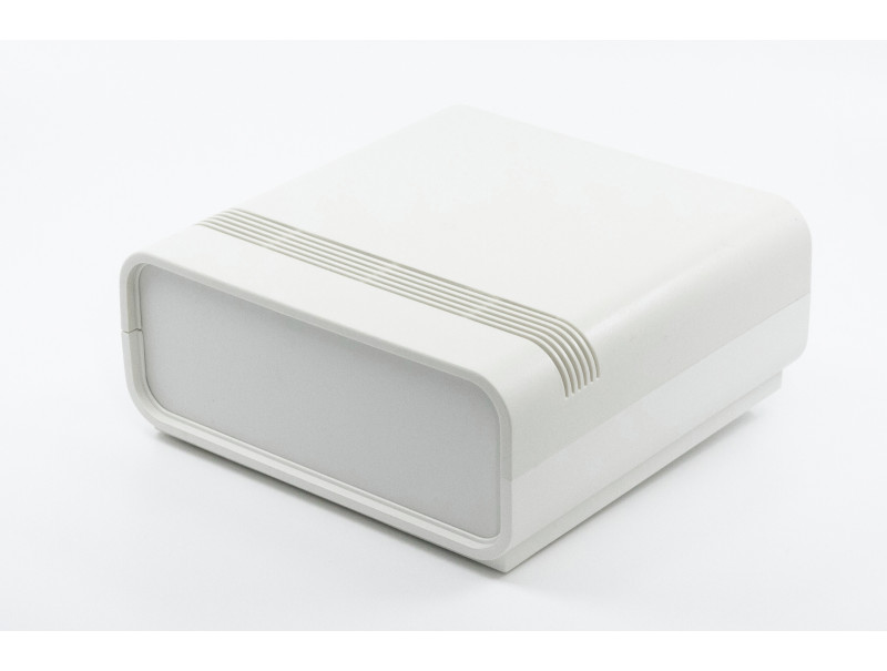 Boîtier de bureau en plastique avec panneau amovible pour appareils électroniques PP79A