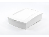 Boîte murale en plastique avec fermeture frontale pour appareils électroniques PP109