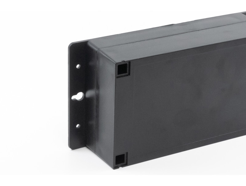 Kunststoff-Wanddose mit Lamellen und IP-Schutz für elektronische Geräte PP112