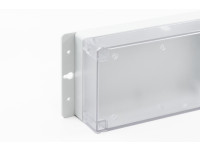 Boîte murale en plastique avec ailettes et protection IP pour appareils électroniques PP122