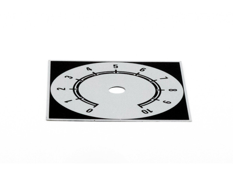 Couvercle de cadran autocollant carré en aluminium 220209