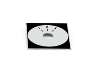 Square aluminum self adhesive dial cover 220303