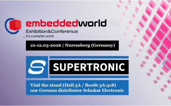 Supertronic asistirá a Embedded World 2026 en Núremberg (Alemania)